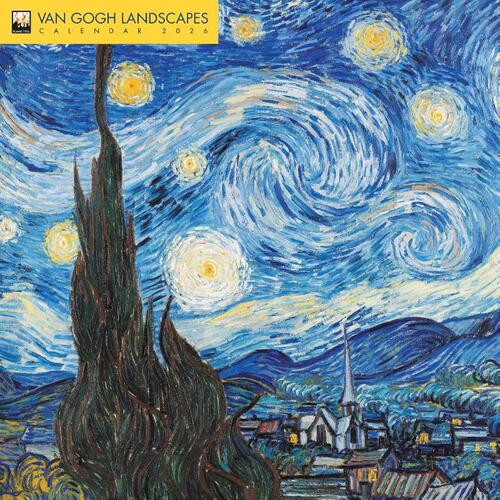 Van Gogh Landscapes Wall Calendar 2026 (Art Calendar)