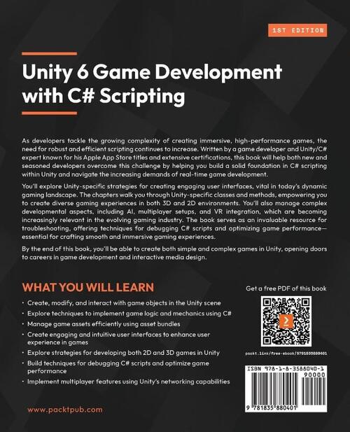 Unity 6 Game Development with C# Scripting