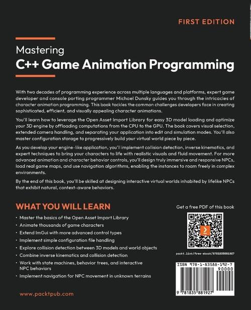 Dunsky, M: Mastering C++ Game Animation Programming