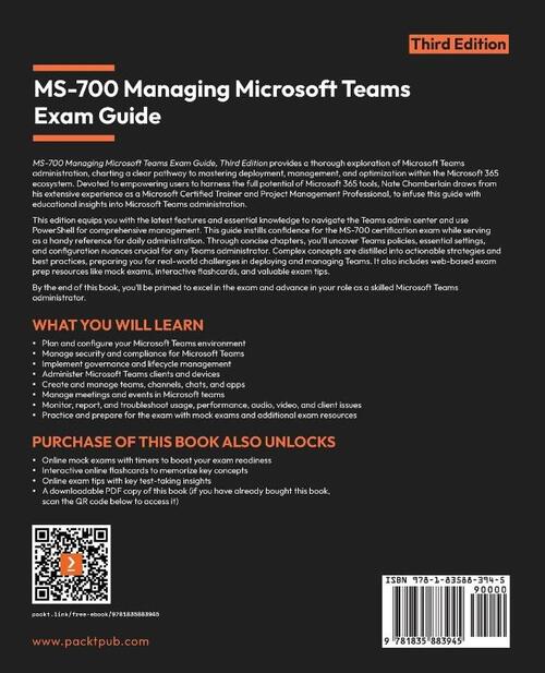 MS-700 Managing Microsoft Teams Exam Guide - Third Edition