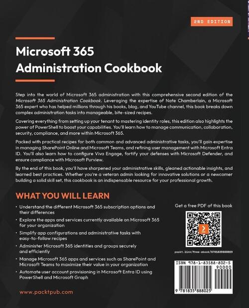 Microsoft 365 Administration Cookbook - Second Edition
