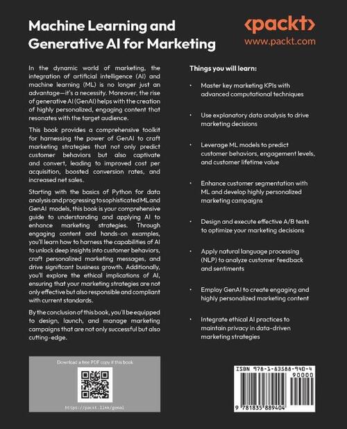 Machine Learning and Generative AI for Marketing