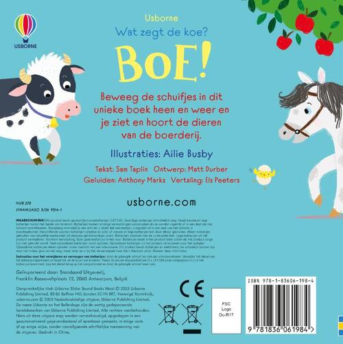 Wat zegt de koe? Boe!