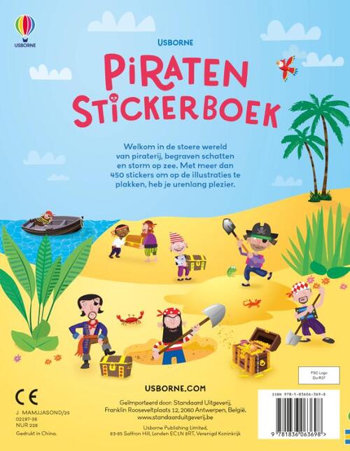 Piraten stickerboek