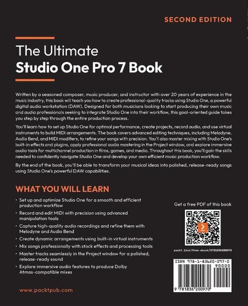 The Ultimate Studio One Pro 7 Book - Second Edition