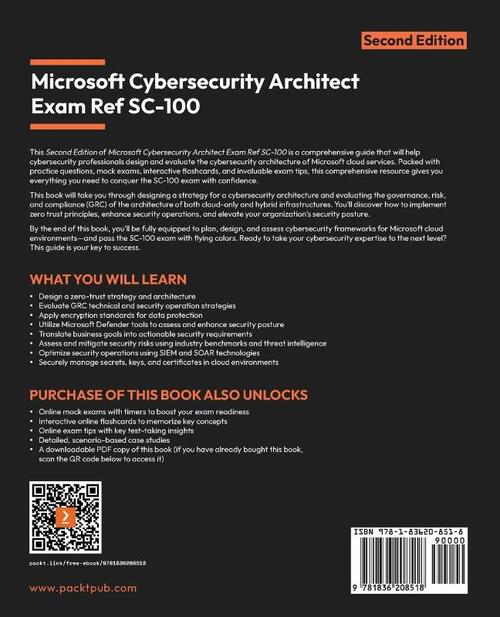 Microsoft Cybersecurity Architect Exam Ref SC-100 - Second Edition