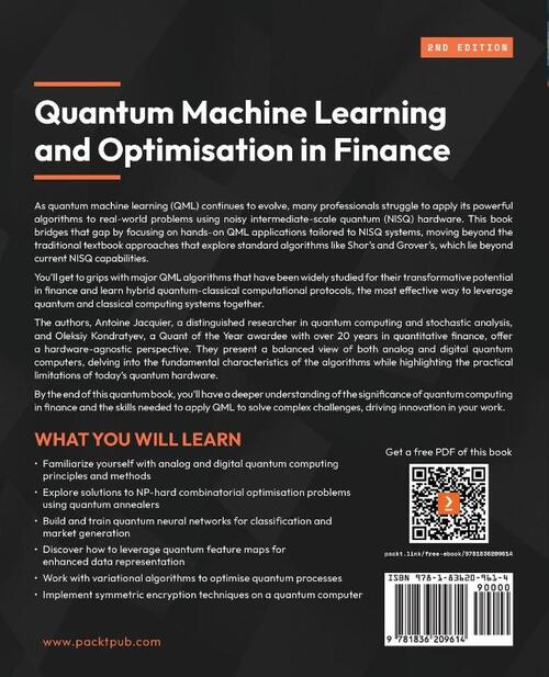 Quantum Machine Learning and Optimisation in Finance - Second Edition