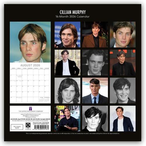Cillian Murphy 2026 - 16-Monatskalender