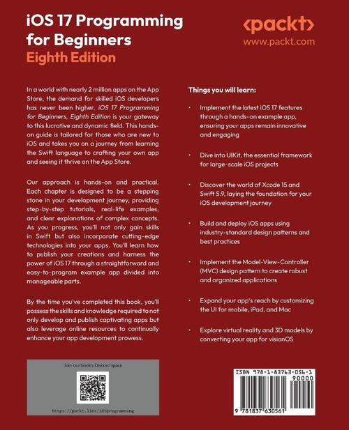 iOS 17 Programming for Beginners - Eighth Edition