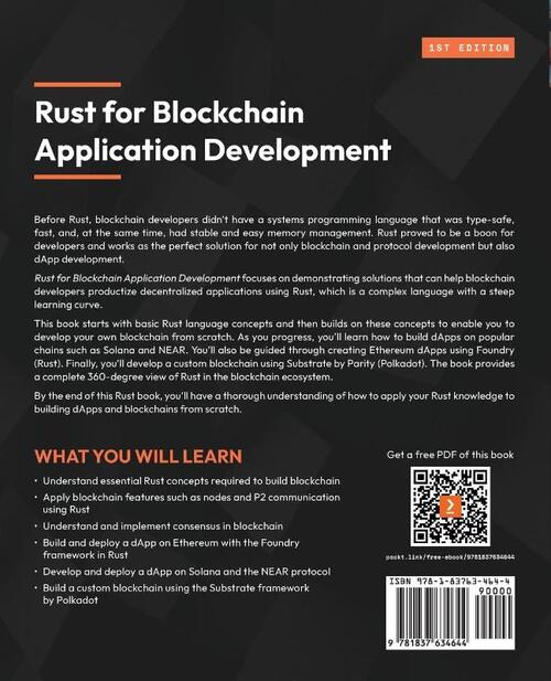 Rust for Blockchain Application Development