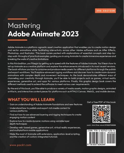 Mastering Adobe Animate 2023 - Third Edition