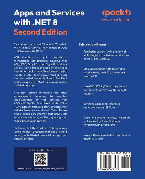 Apps and Services with .NET 8 - Second Edition