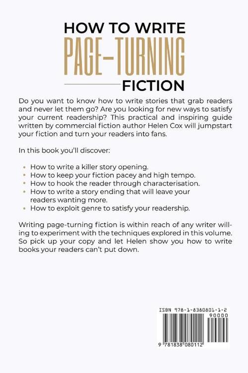 How to Write Page-Turning Fiction
