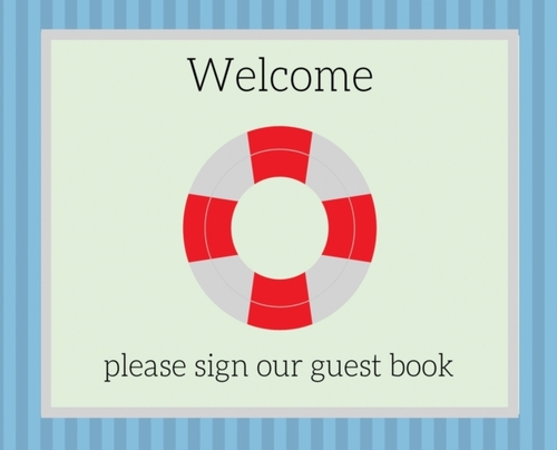 Guest Book for vacation home (Hardcover)