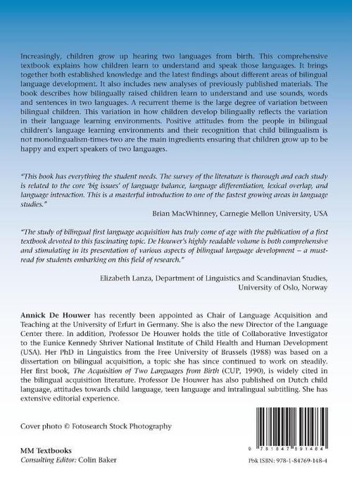 Bilingual First Language Acquisition