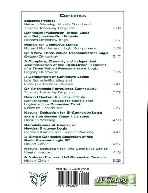 IfColog Journal of Logics and their Applications. Volume 3, number 3