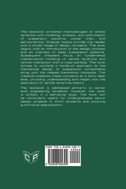 Basic Vehicle Dynamics and Suspension Design