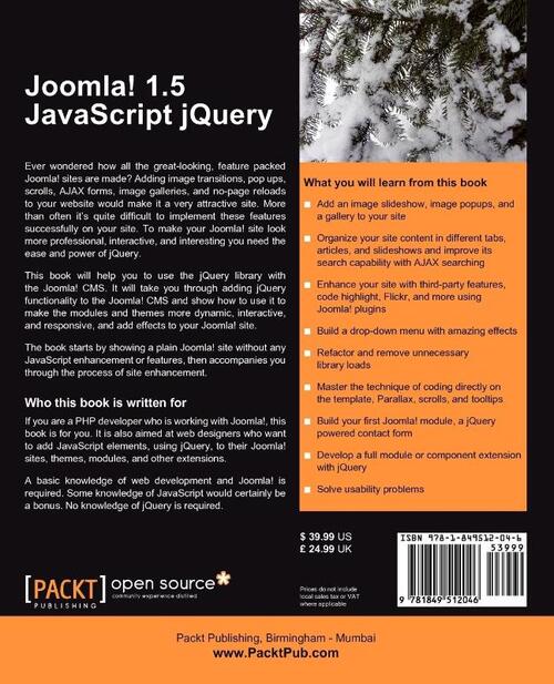 Joomla! 1.5 JavaScript jQuery