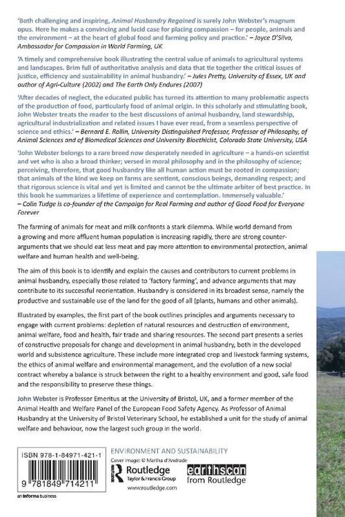 Animal Husbandry Regained