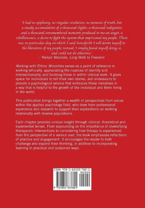 Applied Psychology and Allied Professions Working with Ethnic Minorities