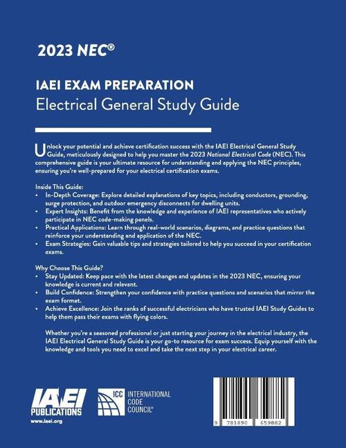 Electrical General Study Guide, NEC-2023
