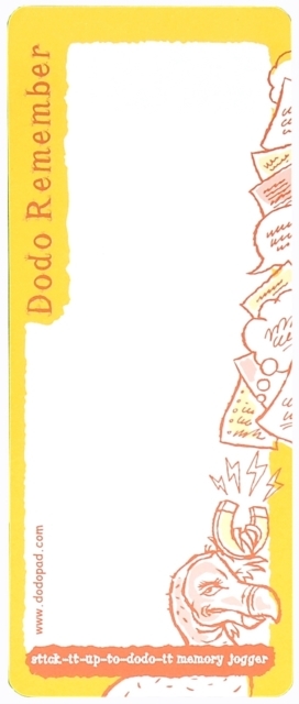 Dodo Remember Magnetic Notes and Lists Pad