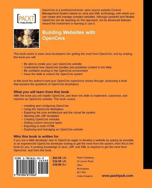 Building Websites with OpenCms