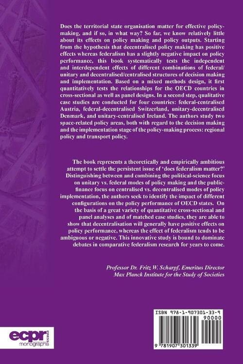 Policy Making in Multilevel Systems