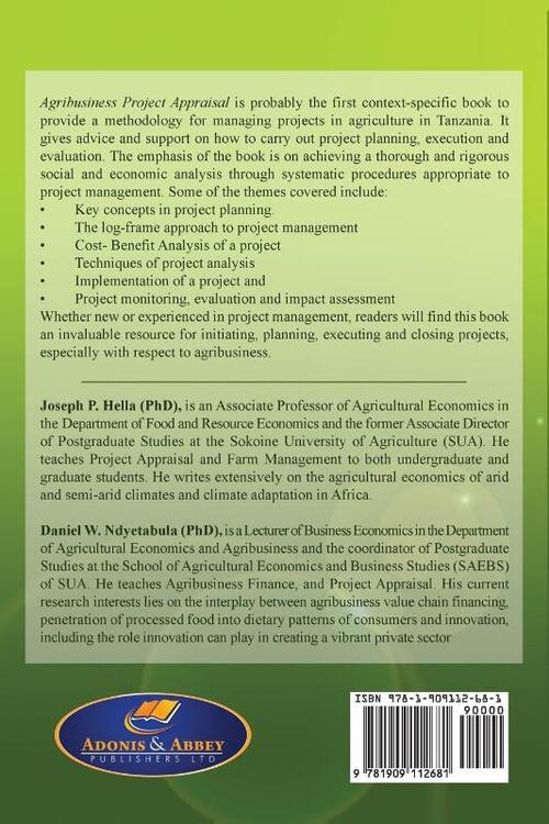 Agribusiness Project Appraisal