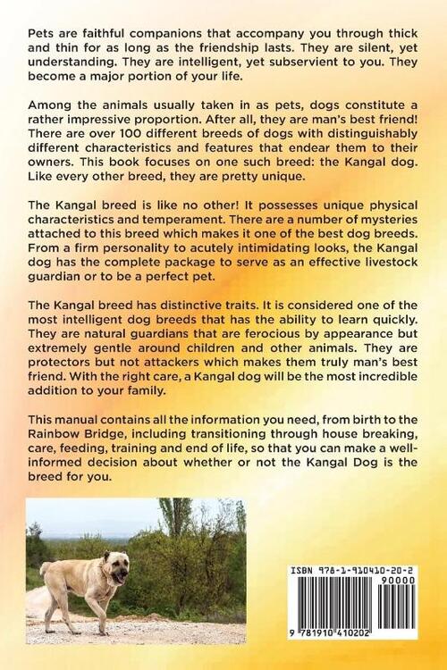 Kangal Dog. the Ultimate Kangal Dog Manual. Kangal Dog Care, Costs, Feeding, Grooming, Health and Training All Included.