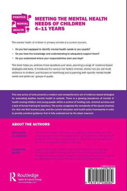 Meeting the Mental Health Needs of Children 4-11 Years