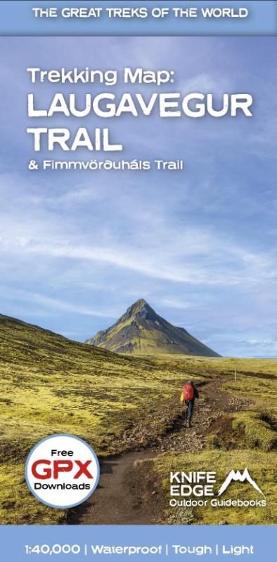 Trekking Map: Iceland's Laugavegur Trail (& Fimmvorduhals Trail)