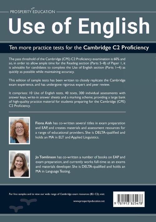 Use of English: Ten more practice tests for the Cambridge C2 Proficiency