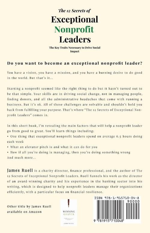 The 12 Secrets of Exceptional Nonprofit Leaders