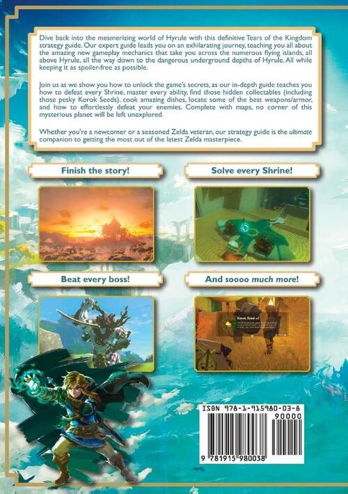 The Legend of Zelda Tears of the Kingdom Strategy Guide Book (Full Color)