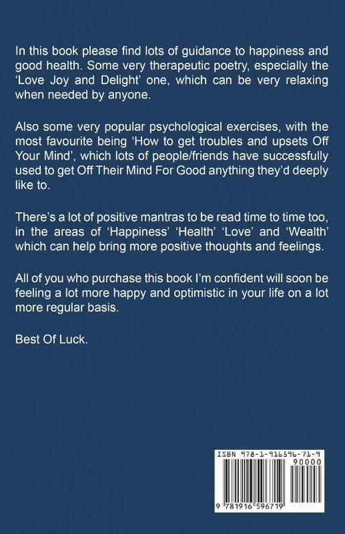 Psychological Happiness Book 'How To Get Thought And Love Control'