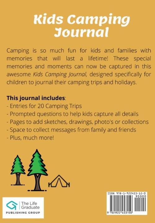 Kids Camping Journal