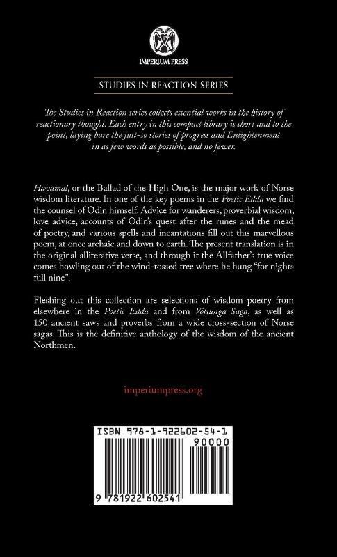 Havamal and Norse Proverbs