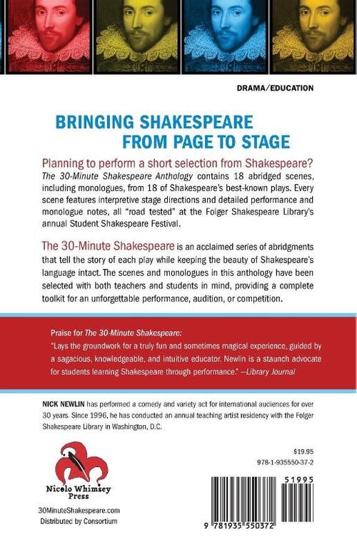 The 30-Minute Shakespeare Anthology: 18 Student Scenes with Monologues