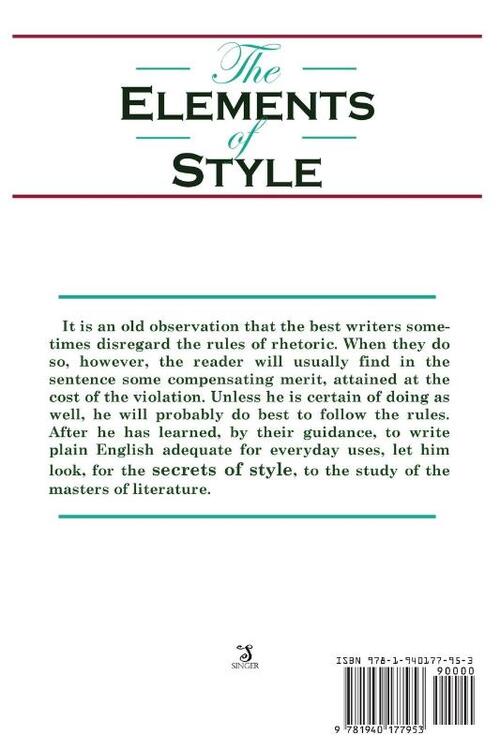 The Elements of Style