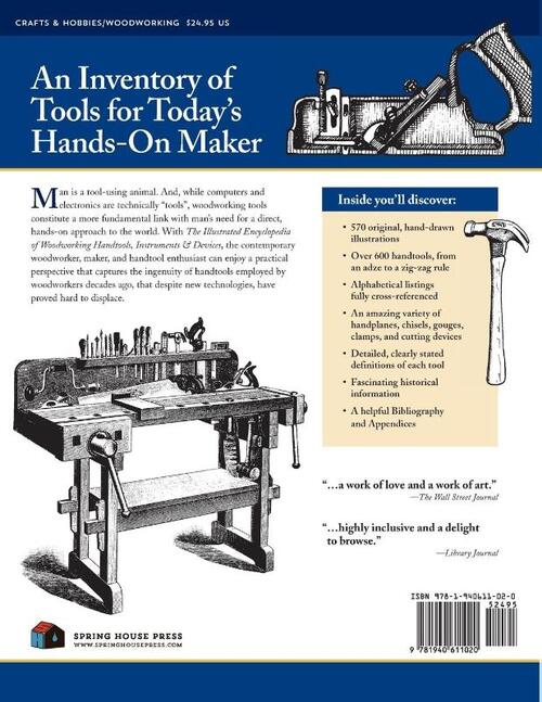 The Illustrated Encyclopedia of Woodworking Handtools, Instruments & Devices