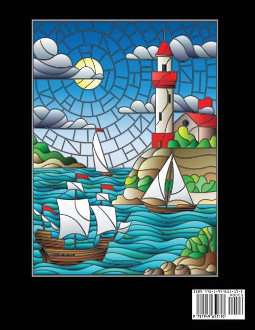 Stained Glass Coloring Book