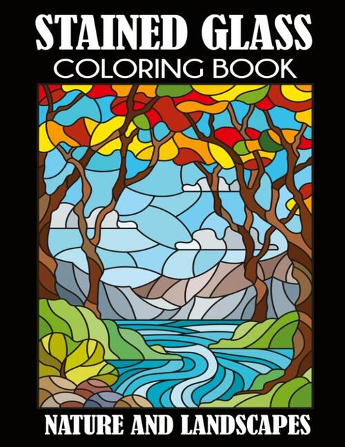 Stained Glass Coloring Book