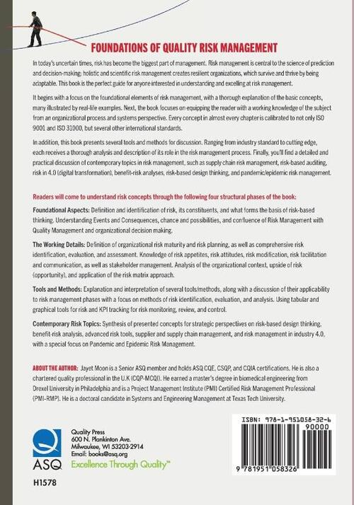 Foundations of Quality Risk Management