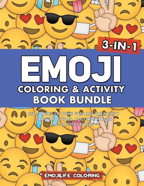 Emoji Coloring & Activity Book Bundle