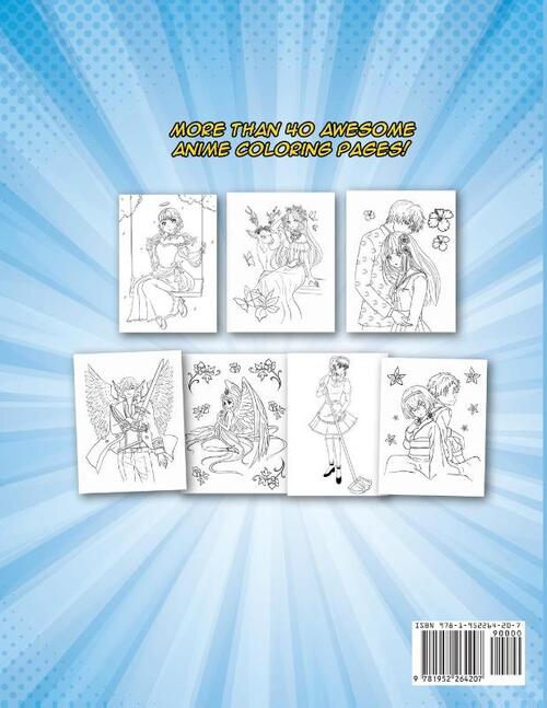Anime Coloring Book