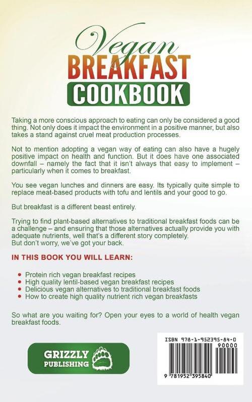 Vegan Breakfast Cookbook