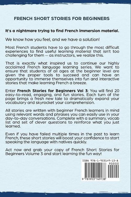 French Short Stories for Beginners