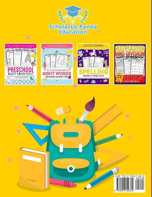 Learn to Write Tracing Letters & Numbers, Early Learning Workbook, Ages 3 4 5