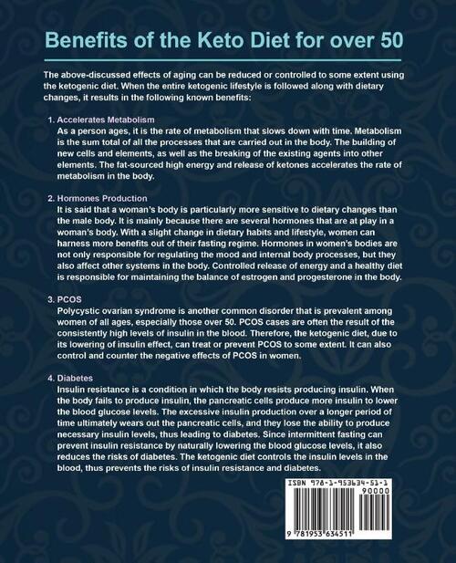 Keto Diet Cookbook for Women Over 50